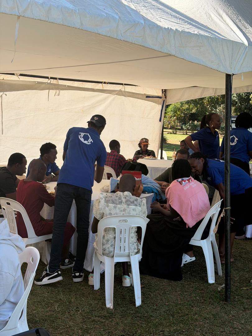 AMA Uganda team and community gathering